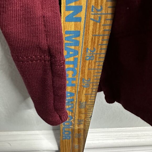 Chico's Women's The Ultimate Tee Size 4 XXL LONG Sleeve QUALITY Tee Red Pockets - Picture 9 of 9